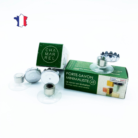 Porte-savon aimanté français - Boîte de 3 - Chamarrel