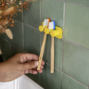 Porte-brosse à dent mural